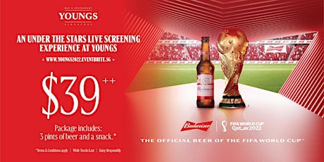 Watch the World's Premier Football Cup Tournament at YOUNGS