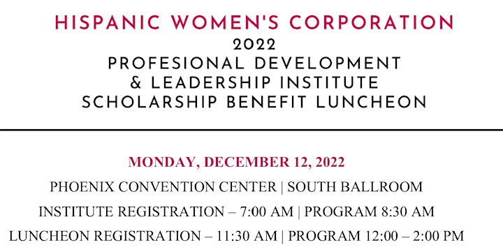 Hispanic Women's Corporation Leadership Institute & Scholarship Luncheon image