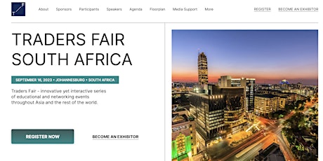 Traders Fair 2023 - South Africa, Johannesburg  (Financial Event)