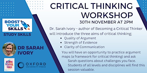 Workshopping Critical Thinking: skills and tools