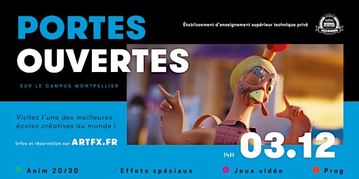 JPO du campus ARTFX Montpellier - 14h