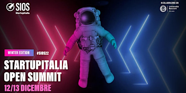 StartupItalia Open Summit 2022 Winter Edition