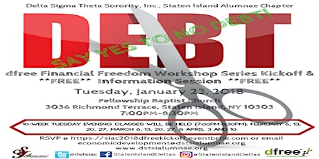 DST SIAC 2018 dfree Financial Freedom Kickoff & Info Session! primary image