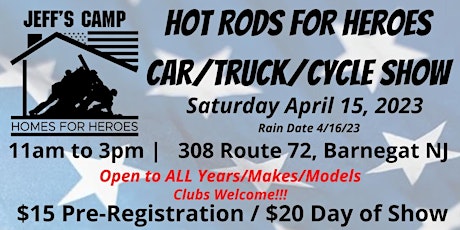Hot Rods for Heroes II Car Truck and Motorcycle Show