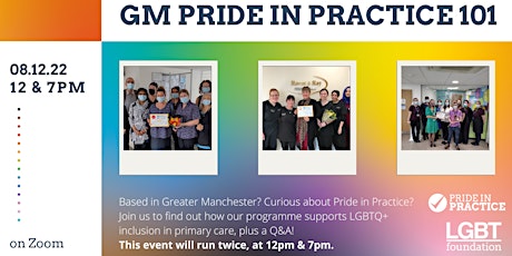 Greater Manchester Pride in Practice 101