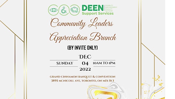 Community Leaders International Day of Disability Brunch