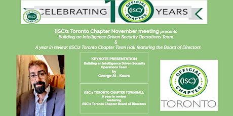 (ISC)² Toronto Chapter: November 2022 Monthly Meeting and Townhall