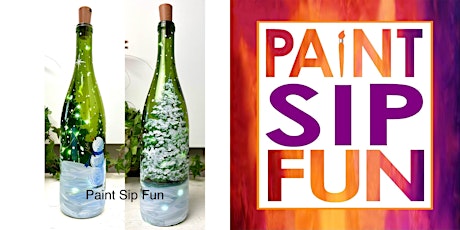 Paint & Sip: Snowman Wine Bottle