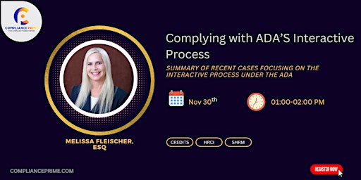 Complying with ADA’S Interactive Process