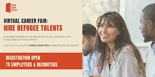 Virtual Career Fair: Hire Refugee Talents