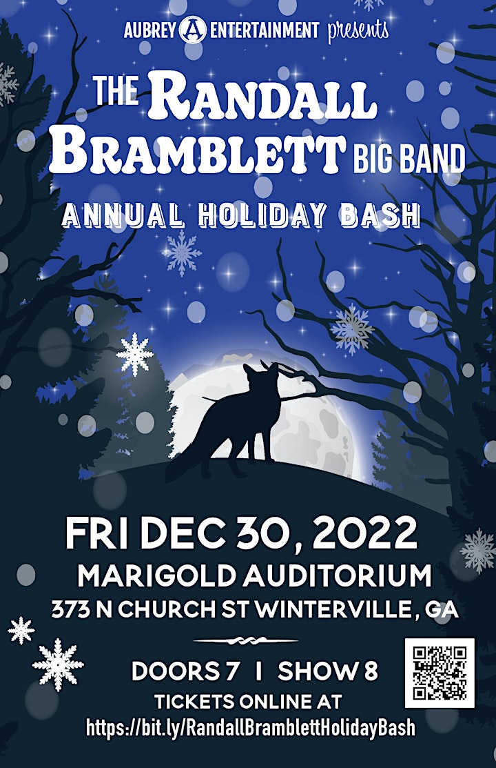 The Randall Bramblett Big Band Annual Holiday Bash @ Marigold Auditorium image