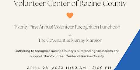 Twenty First Annual Volunteer Recognition Luncheon