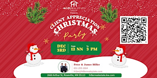 Hiller Real Estate Group Client Appreciation Christmas Party