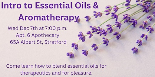 Intro to Essentials Oils & Aromatherapy