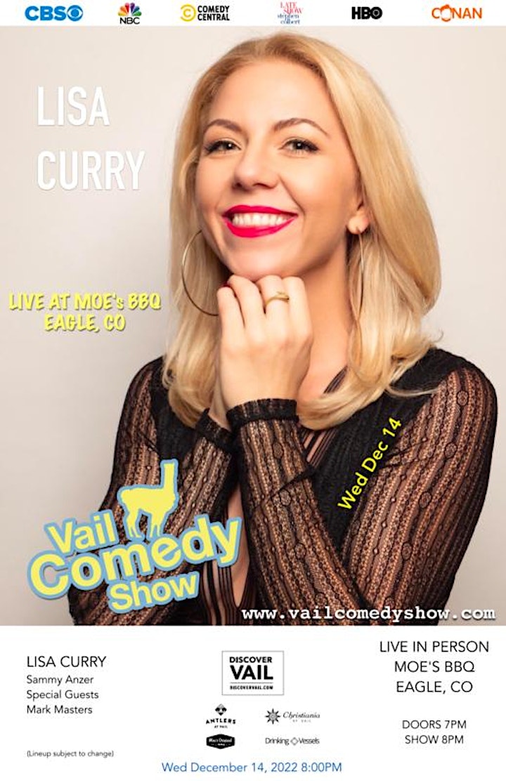 Vail Comedy Show (Eagle, CO) - December 14, 2022 - Lisa Curry image