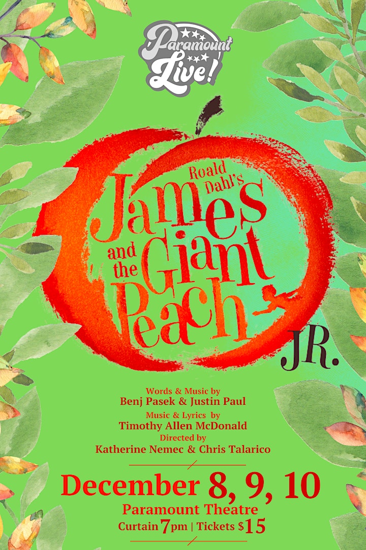 James & the Giant Peach JR - December 8 image