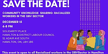 Community Knowledge Sharing: Racialized Workers in the GBV Sector