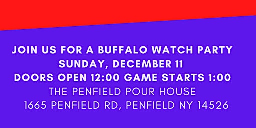 Buffalo Watch Party