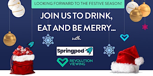 Springpod and Revolution Viewing festive drinks - Leeds