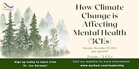 How Climate Change is Affecting Mental Health- 3CEs