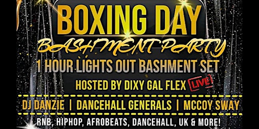 Boxing day bashment party