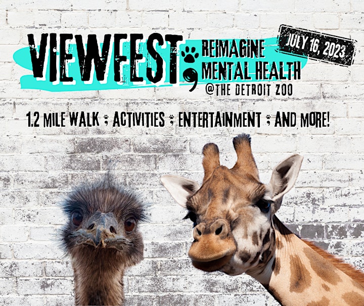 ViewFest:  Re-Imagine Mental Health @ The Detroit Zoo (Includes  Walk) image