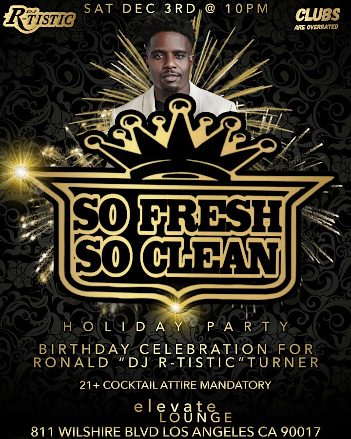 So Fresh So Clean Holiday Party @ Elevate Lounge image