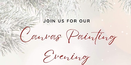 Christmas Canvas Painting Evening