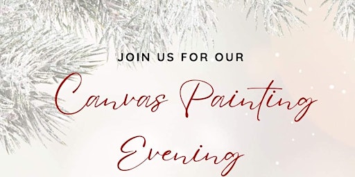 Christmas Canvas Painting Evening