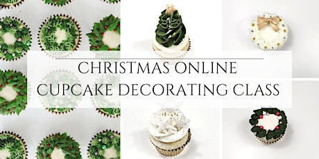 Online Christmas Cupcakes Decorating Class