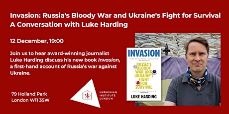 Invasion:  Book launch and conversation with Luke Harding