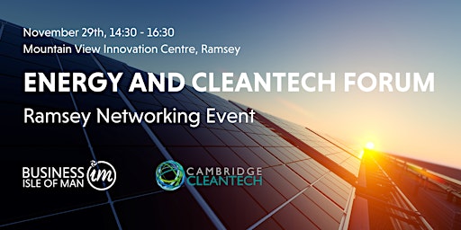 Energy & Cleantech Networking Event-Ramsey primary image