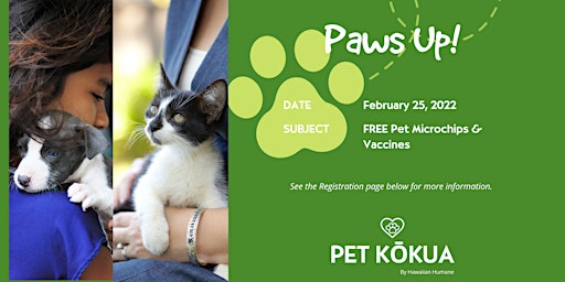 JCHS Pause for Paws- FREE Pet Vaccines & Microchips