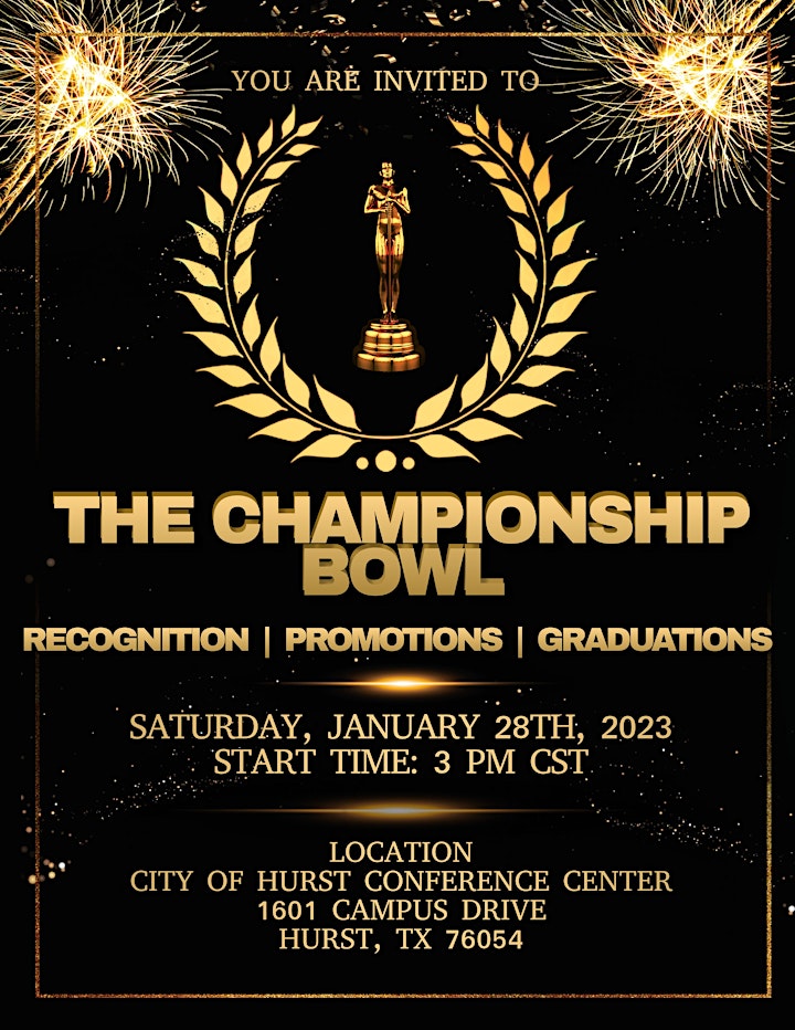 The Championship Bowl Gala "Recognition, Promotions, Graduations" image