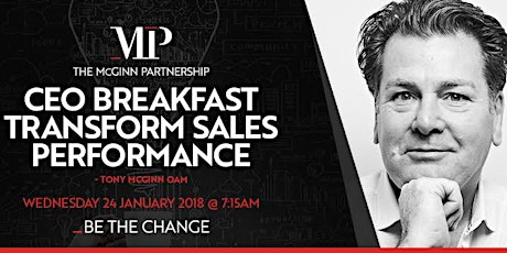 CEO Breakfast: Transform Sales Performance primary image
