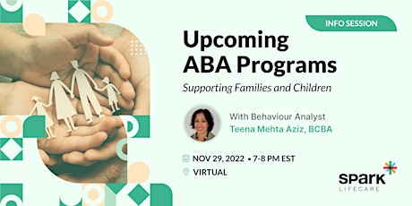 Information Session: Upcoming ABA Programs – Supporting Families & Children