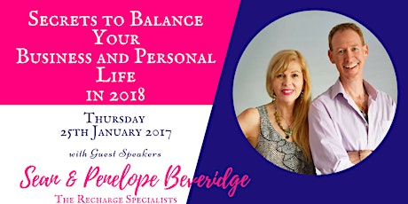 Secrets to Balance Your Business and Personal Life in 2018 primary image