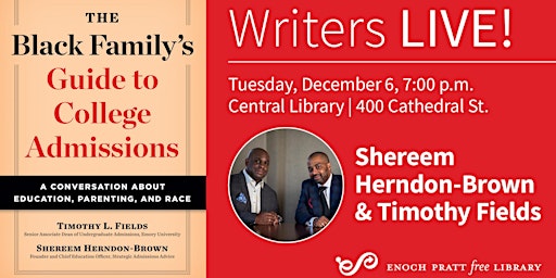 Writers LIVE! Shereem Herndon-Brown and Timothy Fields