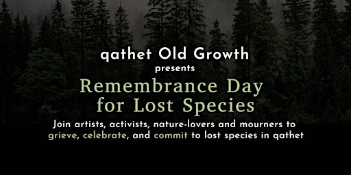Remembrance Day for Lost Species
