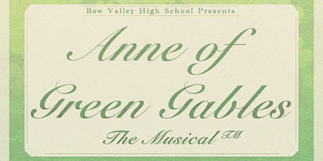 Anne Of Green Gables - Understudy Preview Show