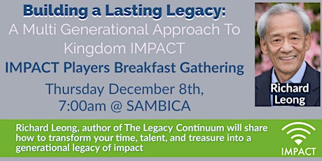 Building A Lasting Legacy: A Multi-Generational Approach To Kingdom Impact