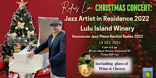 Christmas concert: Jazz Artist-in-Residence 2022, Lulu Island Winery