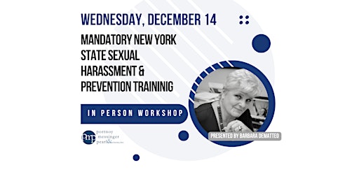 Mandatory New York State Sexual Harassment Prevention Training