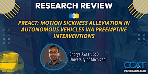 PREACT: Motion Sickness Alleviation in AVs via Preemptive Interventions