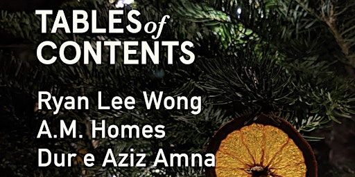 TOC December Reading Series: Amna! Wong! Homes!