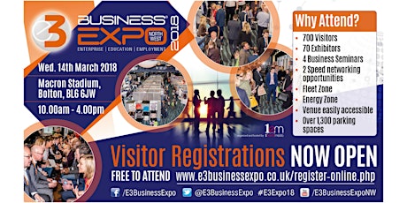 E3 Business Expo Y2018 - Visitor Ticket primary image