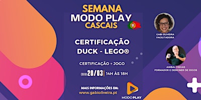Certificação PATO - Duck LEGO SERIOUS PLAY®