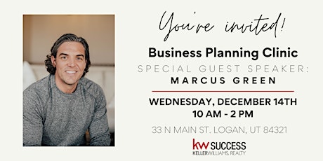 2023 Business Planning Clinic w/Marcus Green primary image