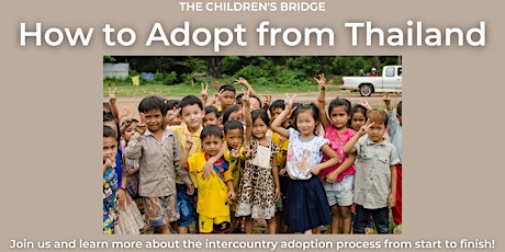 Thailand Adoption Program Information Session via Zoom
