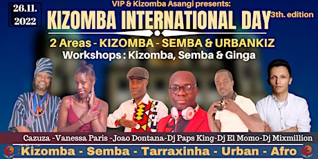 Hauptbild für KIZOMBA INTERNATIONAL DAY  3th. edition